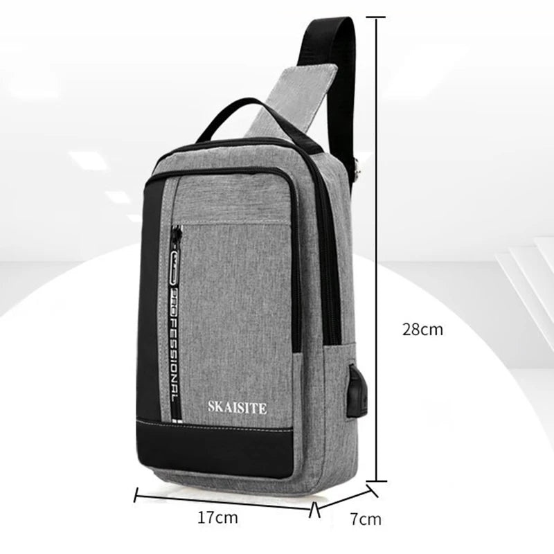 Oxford Men's Chest Bag