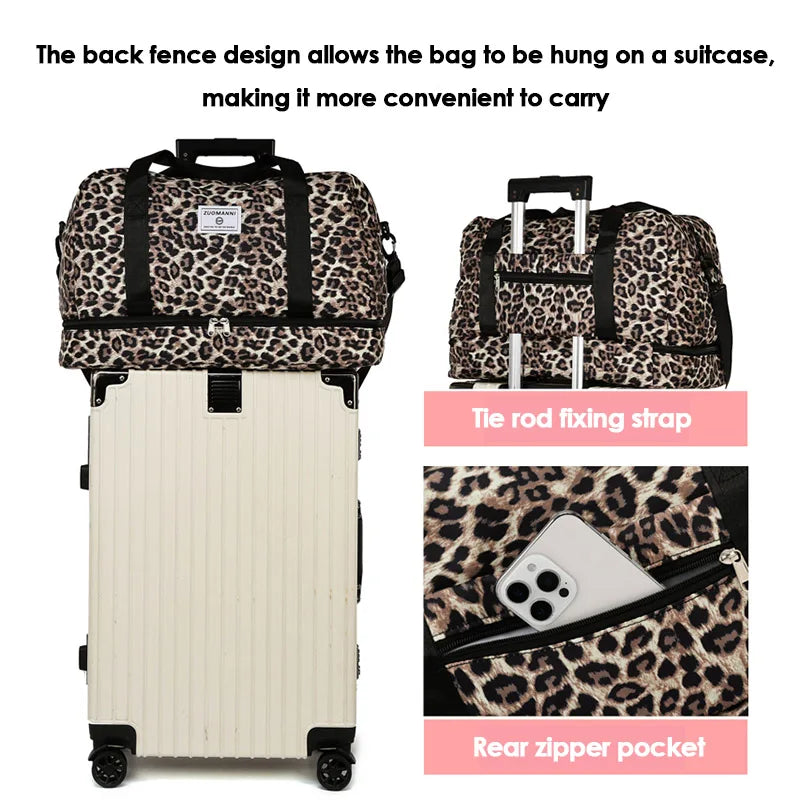Leopard Travel Duffel Bag