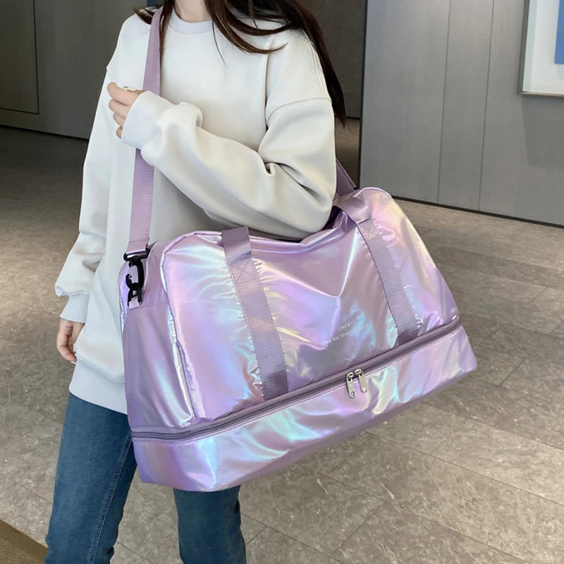 Holographic Travel Duffel Bag
