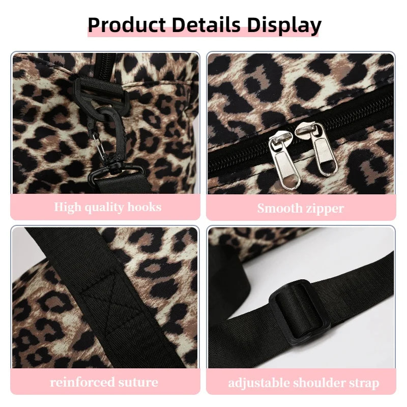Leopard Travel Duffel Bag
