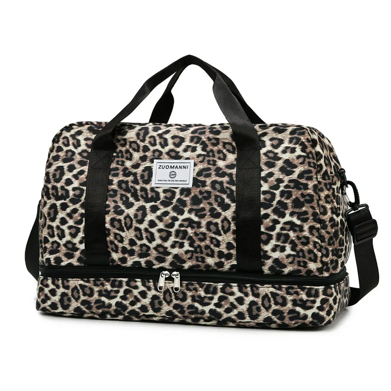 Leopard Travel Duffel Bag