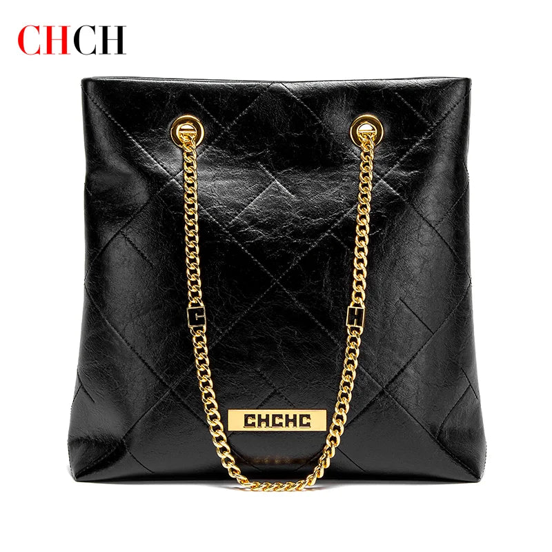 Chain Luxe Tote