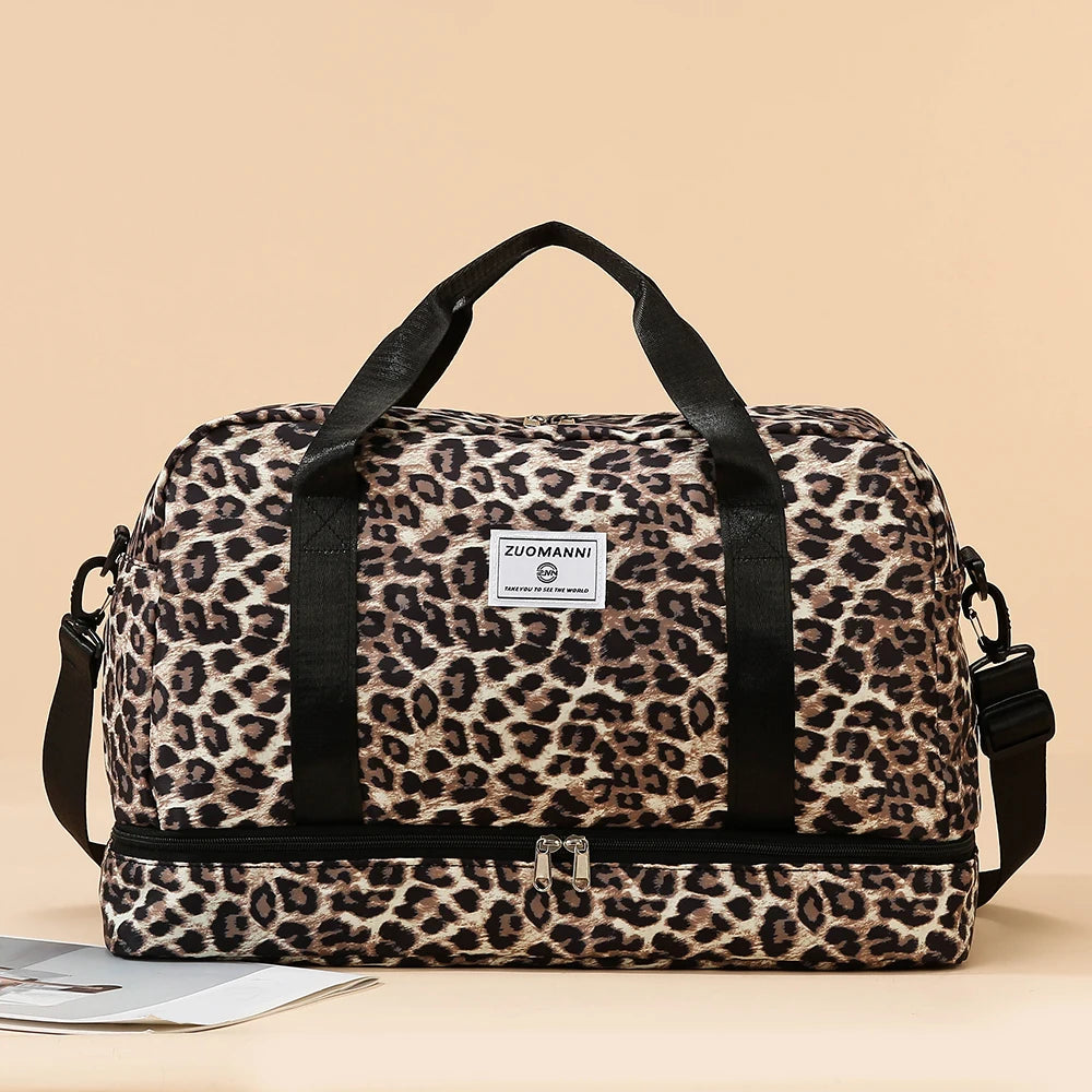Leopard Travel Duffel Bag