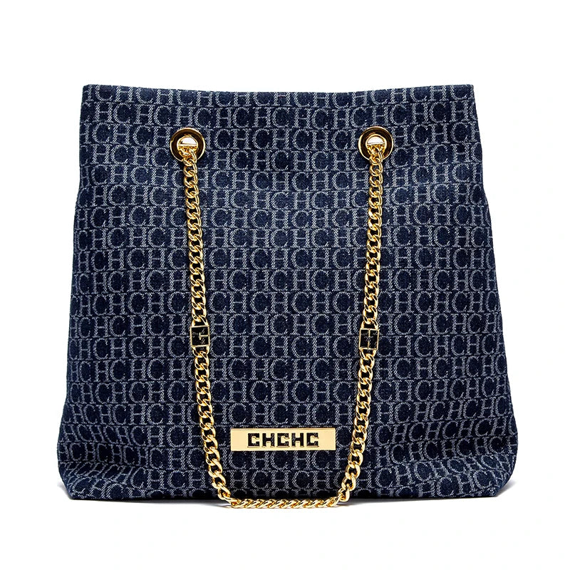 Chain Luxe Tote