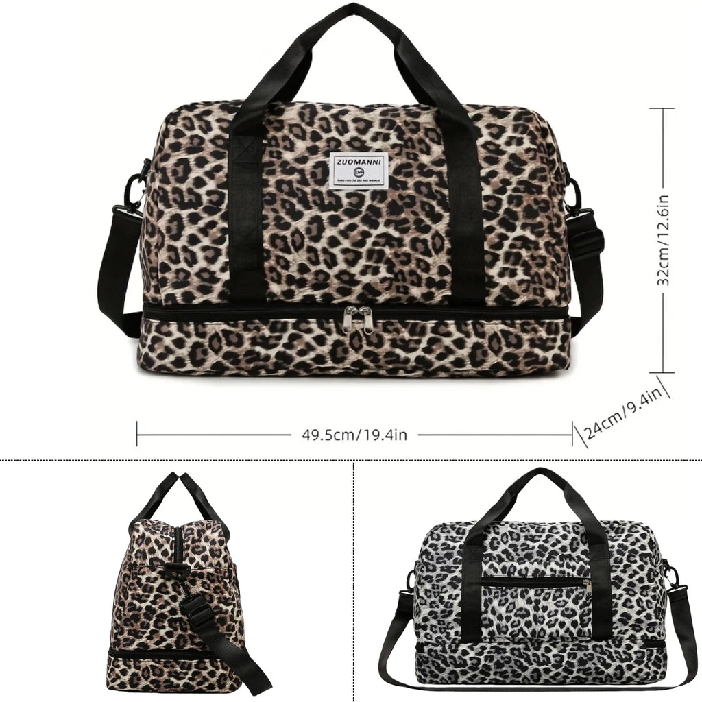 Leopard Travel Duffel Bag