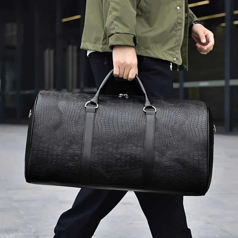 Retro Croc Travel Duffel