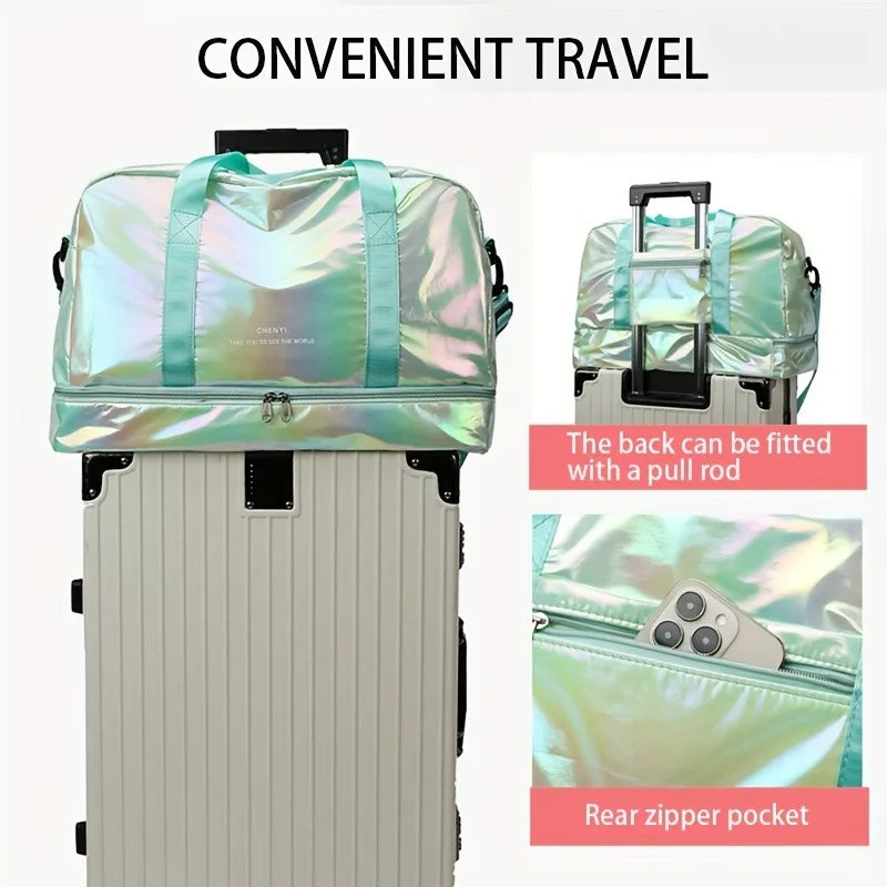 Holographic Travel Duffel Bag