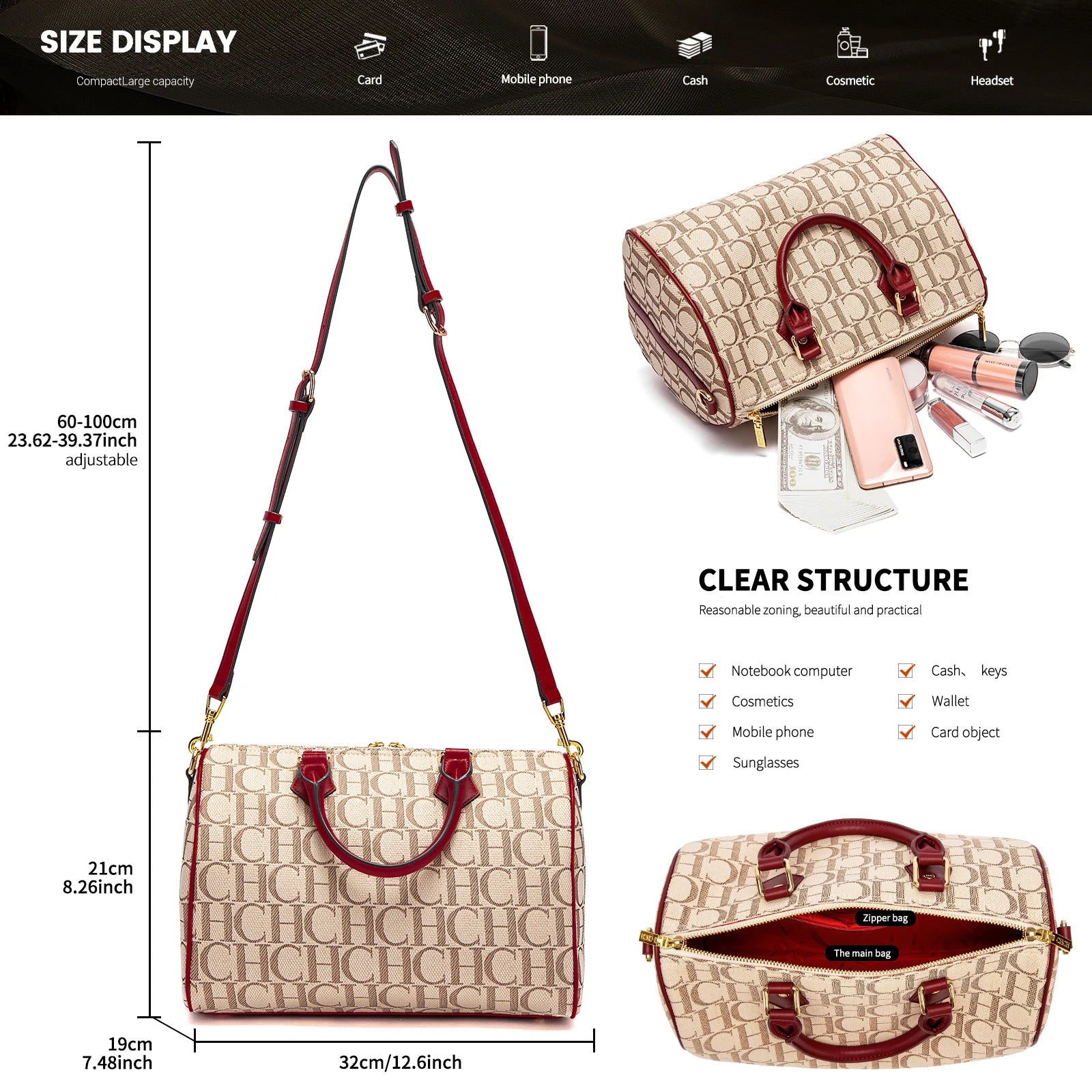 Velvet Boston Bag