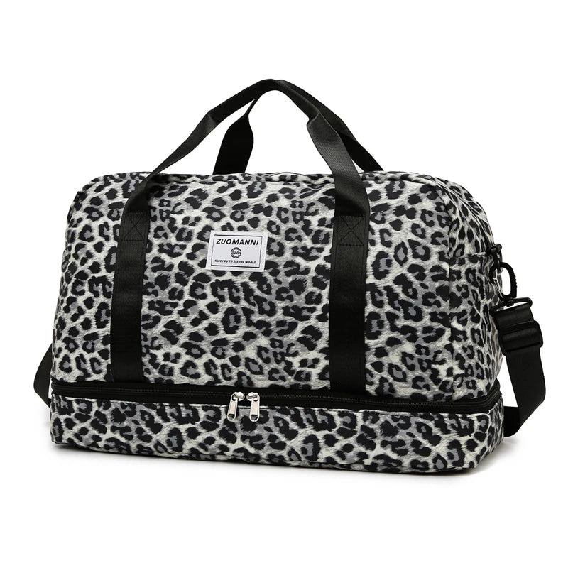Leopard Travel Duffel Bag