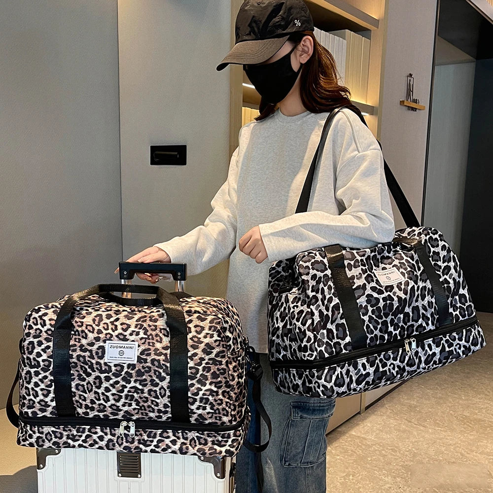 Leopard Travel Duffel Bag