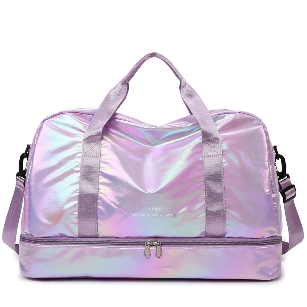 Holographic Travel Duffel Bag