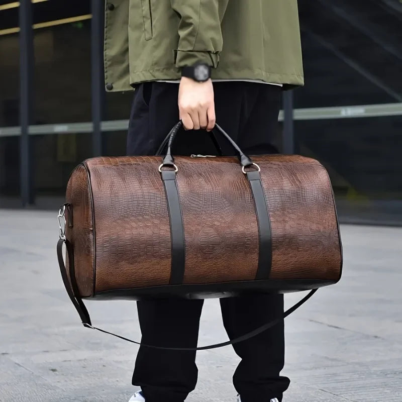 Retro Croc Travel Duffel