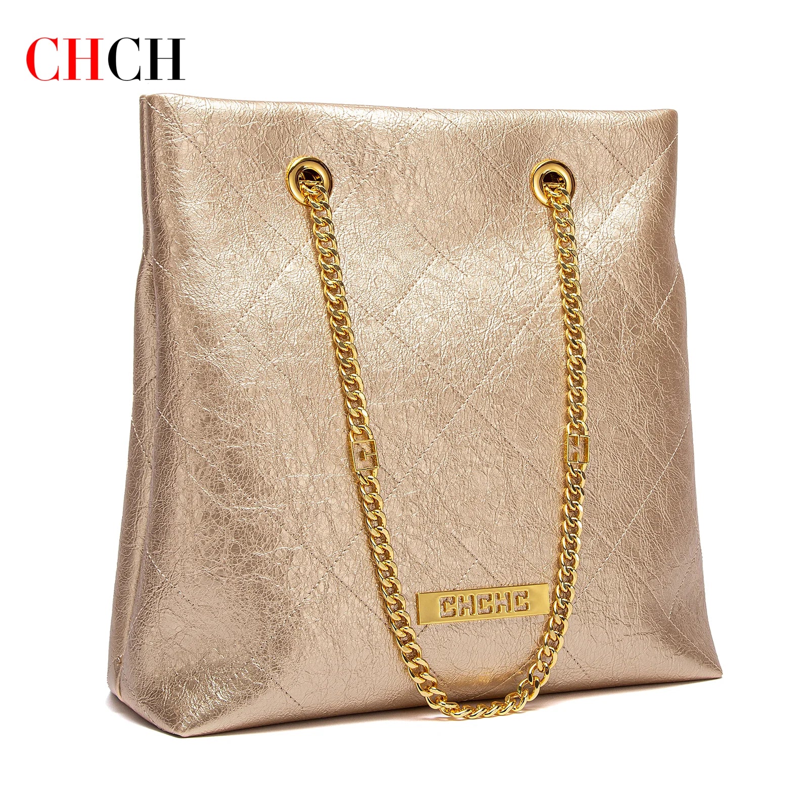Chain Luxe Tote