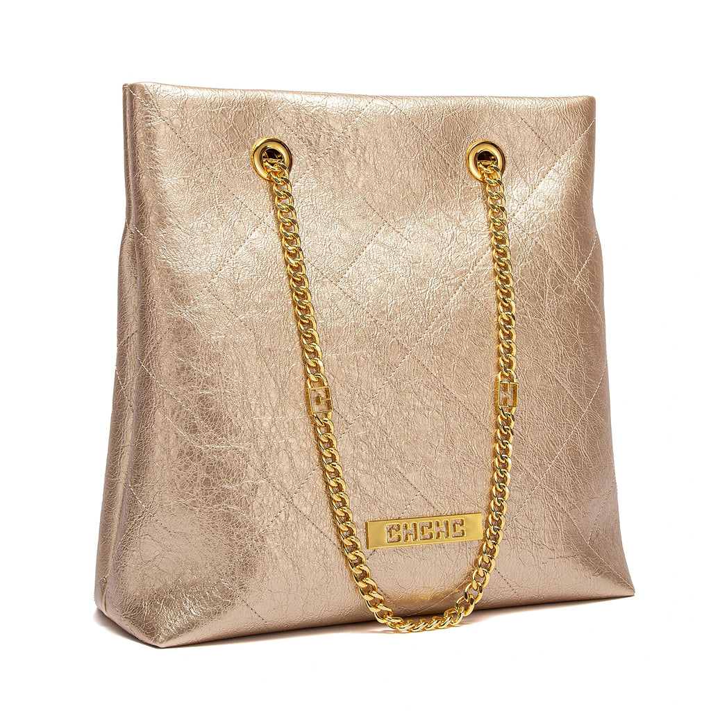 Chain Luxe Tote