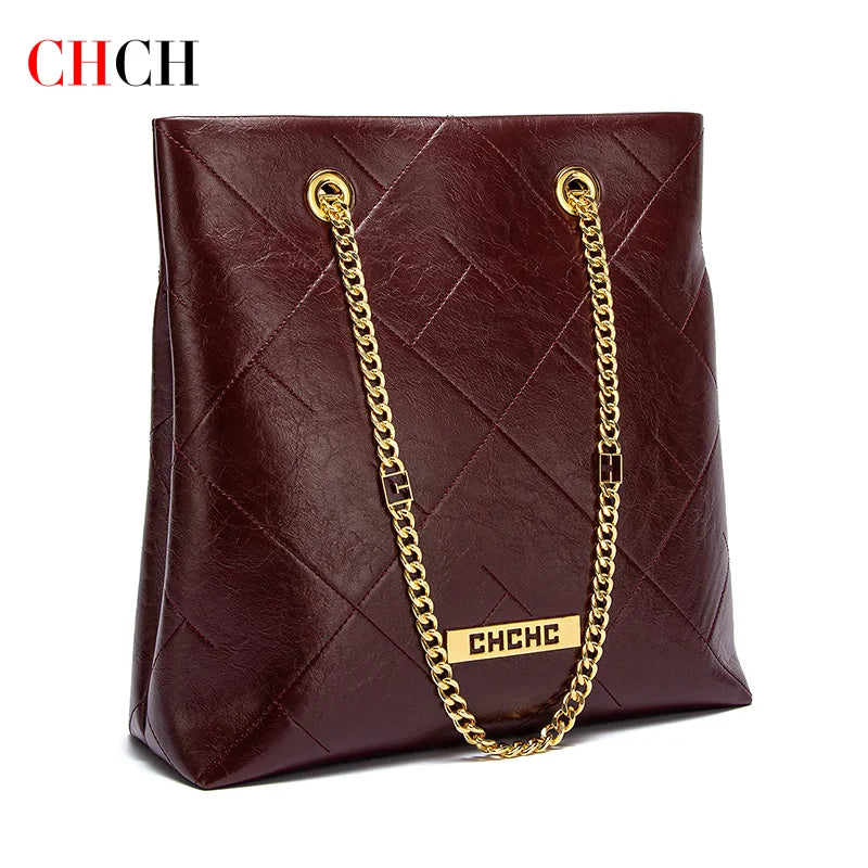 Chain Luxe Tote